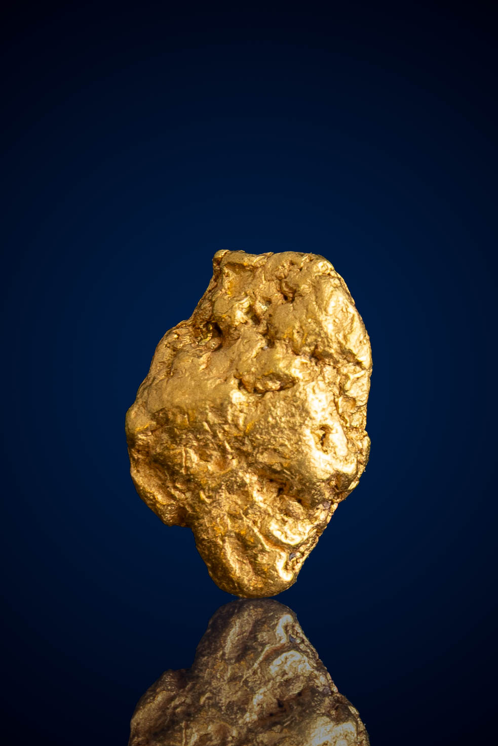 (image for) Buttery, Cratered Natural Gold Nugget - CA - 4.30 grams